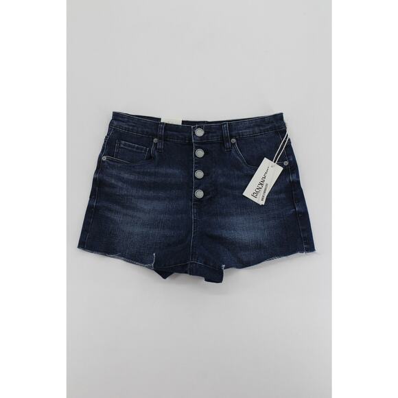 NWT BLANKNYC the lenox hi rise button fly cut off shorts womens 28 normcore - Picture 1 of 7